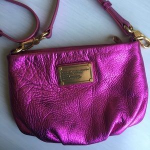 Marc by Marc Jacobs metallic pink crossbody bag